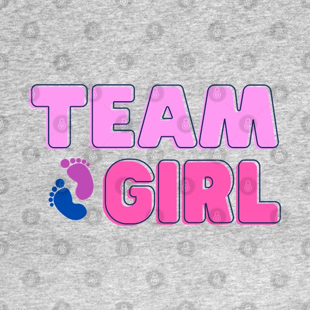 Team Girl, Baby Gender Reveal Party by LePetitShadow